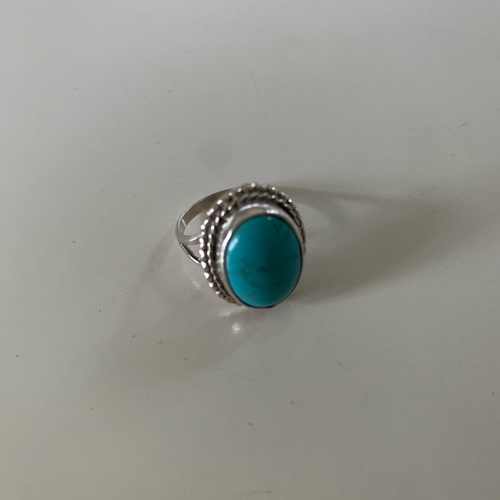 Turquoise and Sterling Silver Ring